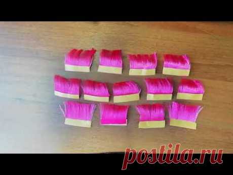 DIY/ Идея из атласной ленты/ делаем своими руками/цветы из атласных лент/