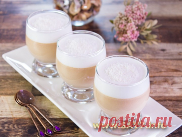 Шоколадно-кокосовая панна котта