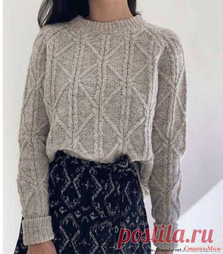 Свитер Frognerseter r от Sigrid Marie Blom. Спицы. РАЗМЕРЫ XS (S) M (L) XL (2XL) 3XL  Длина: 50 (52) 53 (55) 57 (59) 61 см (измерить посередине спинки от горловины)  Ширина: 99 (104) 112 (115) 124 (132) 138 см