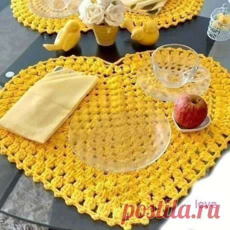 Салфетка &quot;Сердечко&quot;