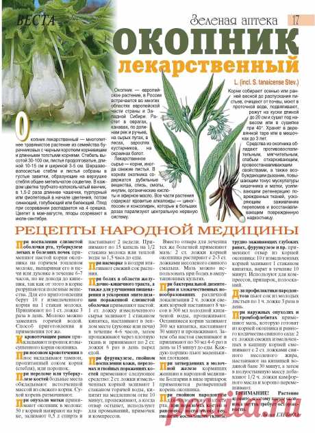 Окопник лекарственный