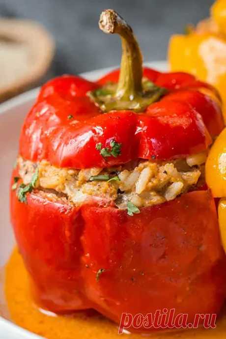 Очень вкусный фаршированный болгарский перец – пошаговый рецепт